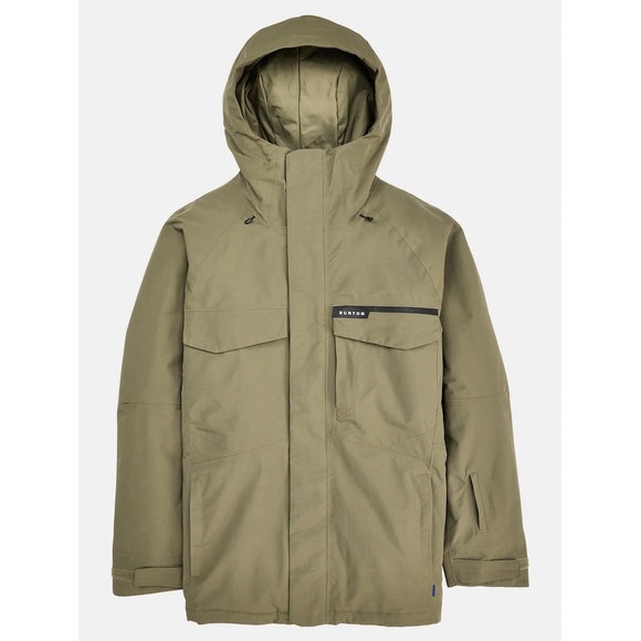 BURTON Men's Covert 2.0 2L Jacket Forest Moss Green Skiing Jacket‎ Men's Small - Picture 1 of 16